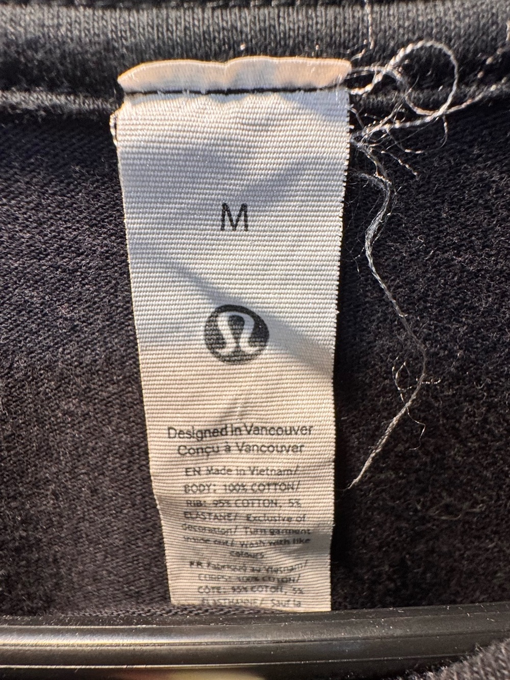 lululemon athletica Black Cropped Crew Tee - Picture 3 of 4
